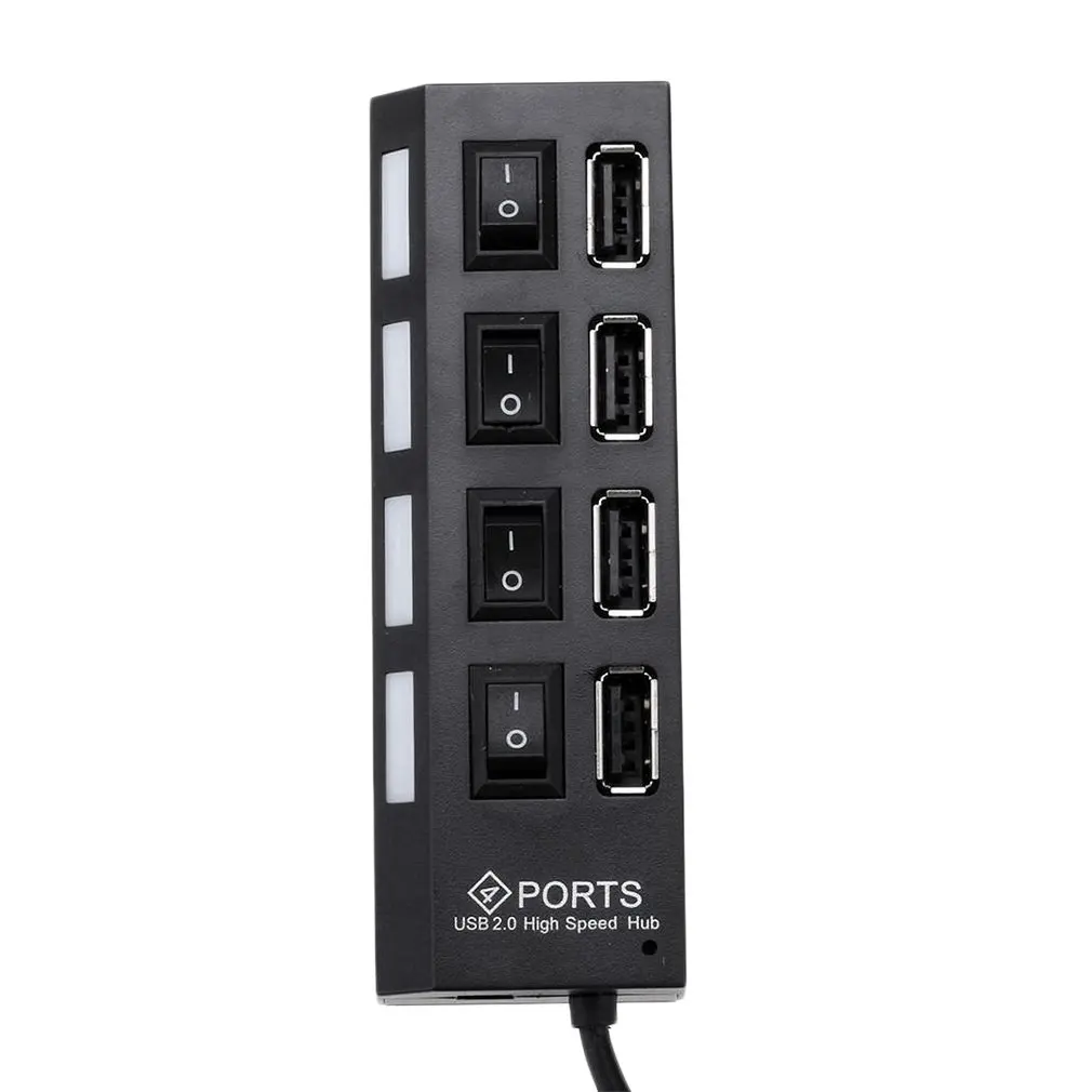 Высокая Скорость 4 Порты и разъёмы USB 2 0 внешнего мульти расширительный