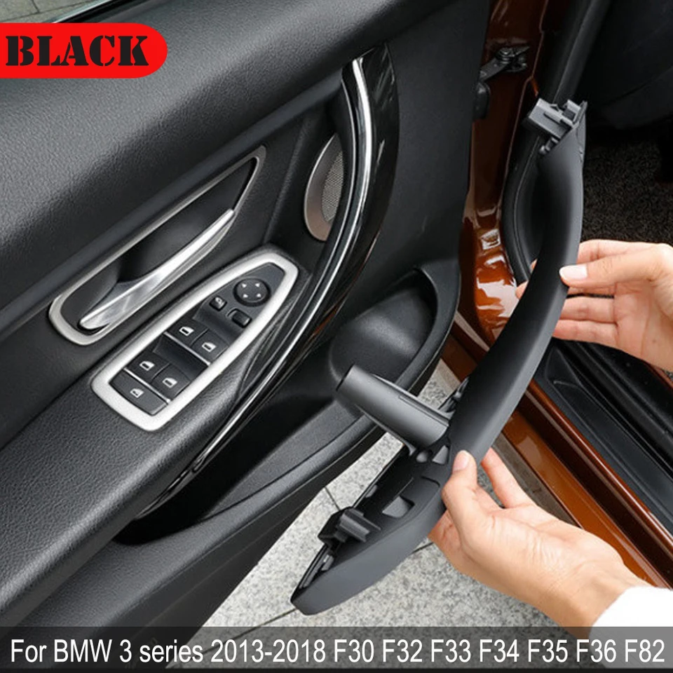 Poignée De Porte Intérieure Droite Passager Pour BMW Z4 E89 2009-2016 - Noir - Remplacement Référence 51419186731