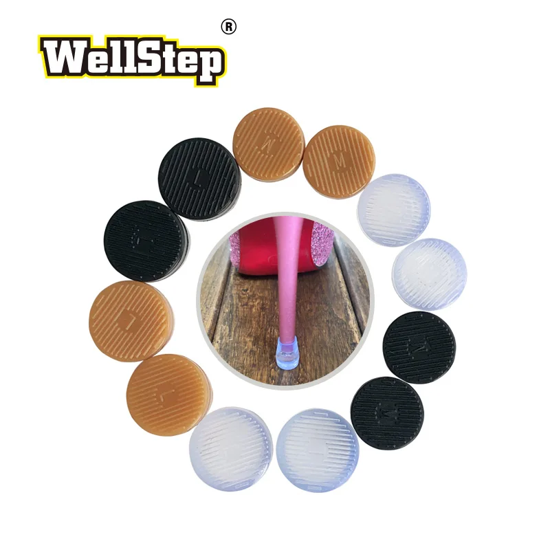 Купить WELLSTEP 5 пар колпачков на высоких каблуках колпачки для защиты обуви пятки ремонт | Вкладыши и подушечки (4000037773538)