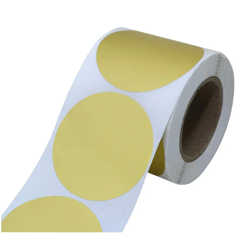 

1000pcs Gold Labels 2" Round Color Coding Dots Stickers Adhesive Label