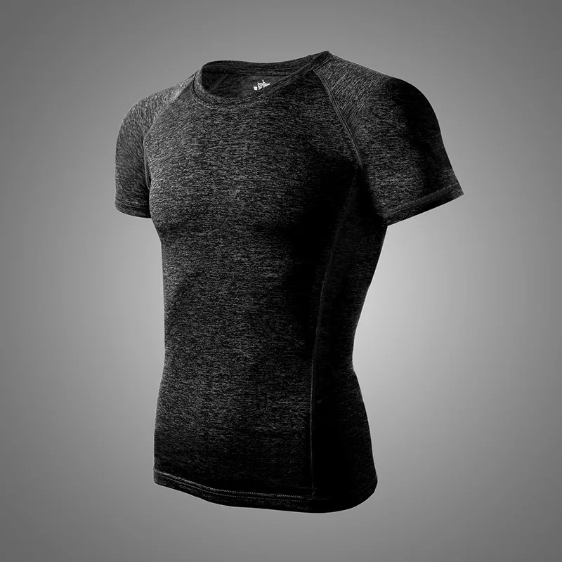 

Men Casua Short Sleeve Body ShapingTights T-shirt Sports Sweat-absorbing Breathable Sweatshirt Comfortable Soft Male Tops
