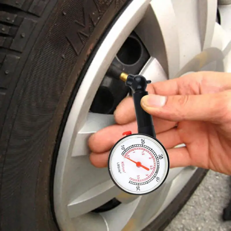 High Accuracy Motor Car Bike Mini Tyre Tire Gauge Dial Meter Pressure Vehicle Tester Auto Motorcycle Diagnostic Tools Measureme