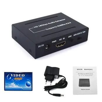 

HD 2.0 18Gbps Audio (SPDIF+R/L) Extractor HDMI ARC Function HDMI To HDMI With SPDIF Optical RCA 2.0CH 5.1CH Audio Output