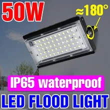 

50W LED Outdoor Spotlight 220V Flood Light Bulb Led Lamp Courtyard Lighting Wall Light IP65 Waterproof Street Lamp Led Projector