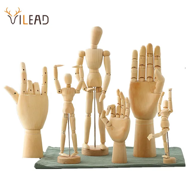Wooden Hand Model Mannequin