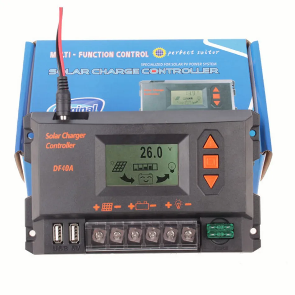 DF40AU Solar Cell 40A Controller 12V24V Conversion Street Light External Fuse
