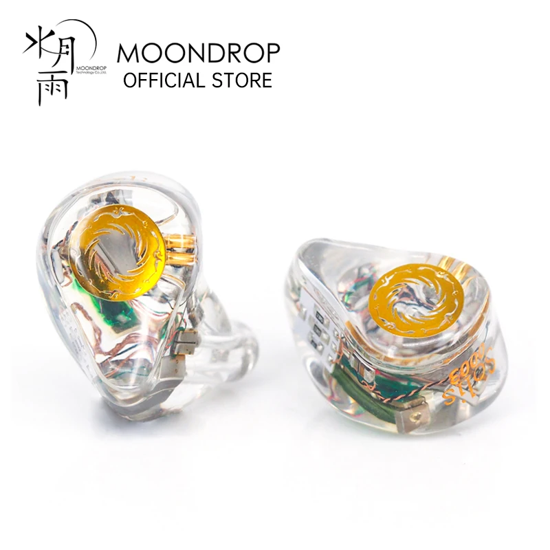 Наушники-вкладыши MoonDrop Solis прозрачная версия гарнитуры гибридные водительские