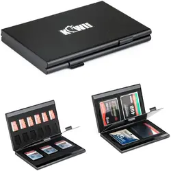 Porte cartes mémoire Durable, boîte de rangement, organisateur pour SD Micro SD SDXC SDHC CF TF NS étui de protection de portefeuille de jeu 