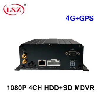 

LSZ factory wholesale sd card + hard disk cycle record 4g gps mdvr ahd 720p megapixel school bus / private car / harvester /boat