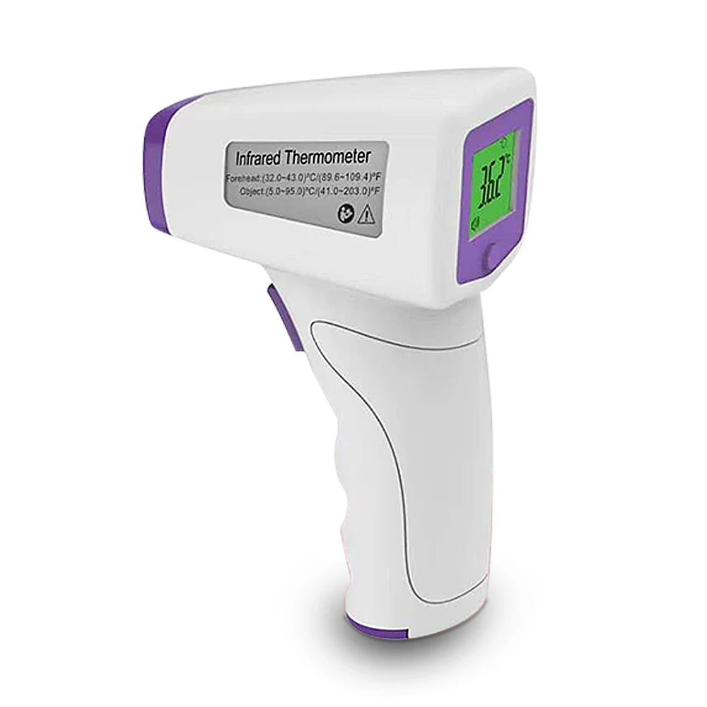 

Infrared Thermometer Forehead Body Non-Contact Digital Infrared Temperature Gun for Adult Baby with LCD Backlight Thermometer