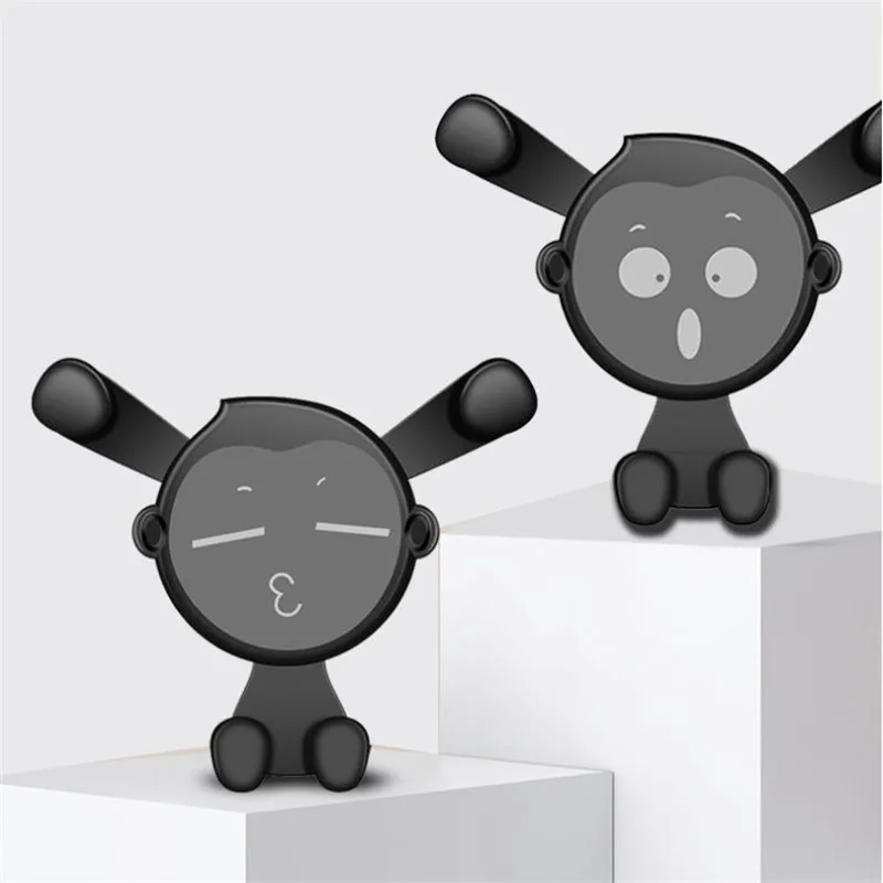 [Креативный] Mr. Music Monkey Автомобильный держатель для мобильного телефона, gps подставка, универсальный кронштейн для IPhone, Xiaomi, huawei, samsung