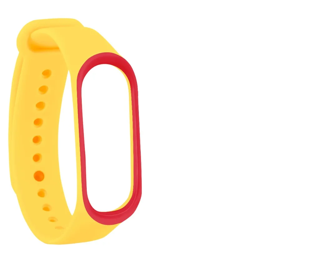 Двойной Цветной ремешок на запястье для mi band 2 Силиконовый наручный ремешок на замену браслет для xiaomi mi band 2 ремешок умные аксессуары