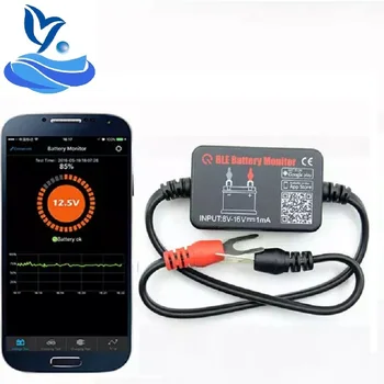 

Car Battery Tester Bluetooth Wireless Automotive 12V Auto Battery Load Tester Charging System Diagnostic Analyzer Monitor