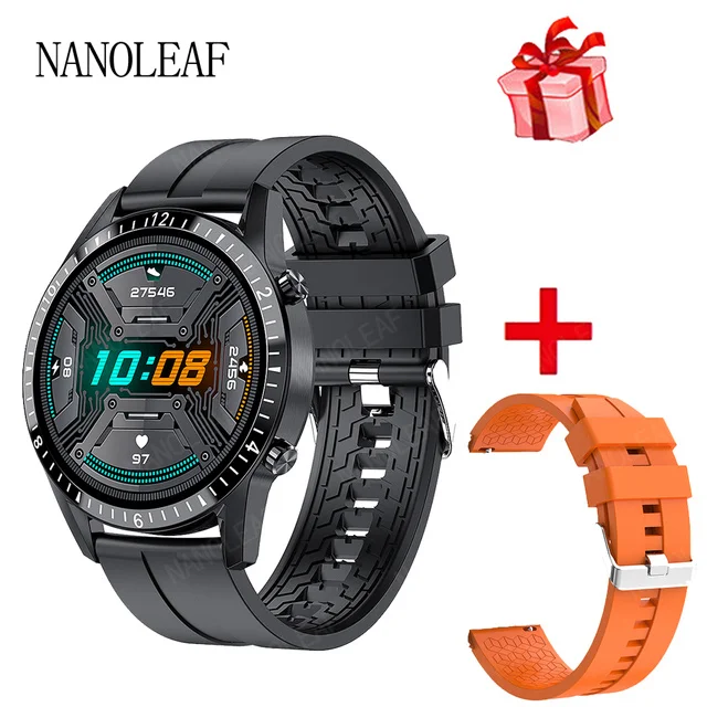 Smart Watch Sport Men Make Answer Call Business Digital Wristwatch with Music Player App Message Reminder Fitness Tracker 