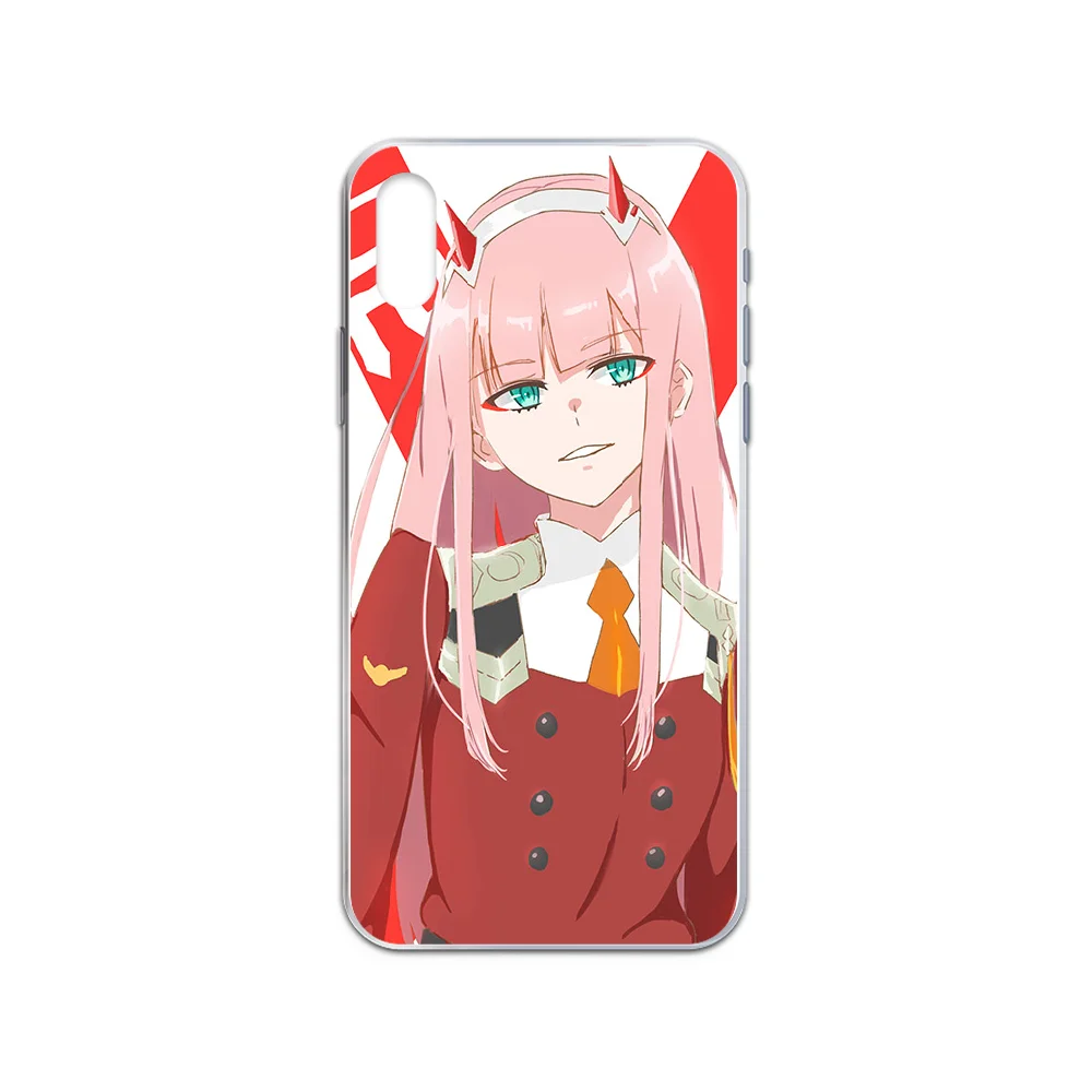 DARLING in the FRANXX Japan чехол для телефона iphone 4 4S 5 5C 5S 6 6S PLUS 7 8 X XR XS 11 PRO SE 2020 MAX прозрачный