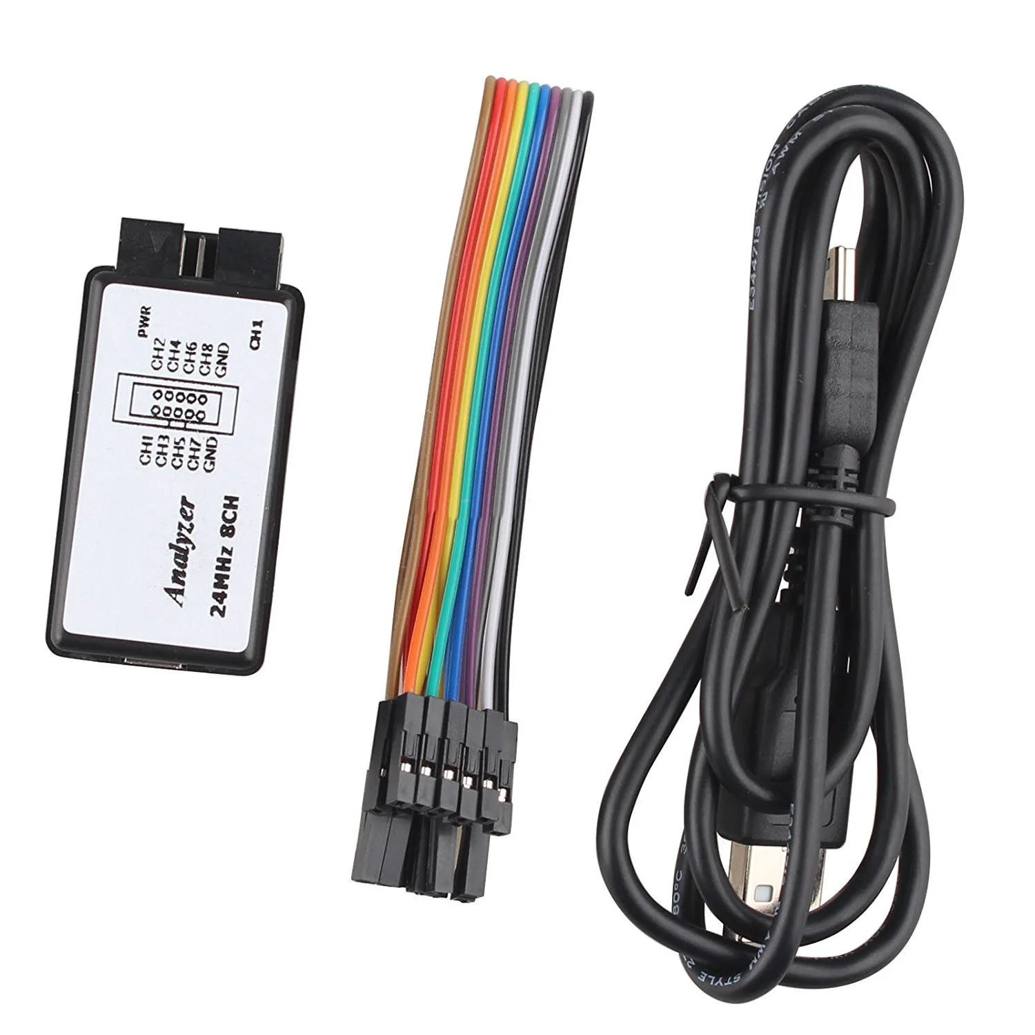 USB анализатор логики устройства набор USB кабель 24 МГц 8CH 24 МГц для ARM FPGA M100
