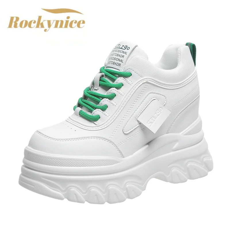 

Women Chunky Sneakers 2022 New Casual High Platform Shoes Wedge High Heels Thick Soled Outdoor Sport Casual Shoes Mujer Trainers