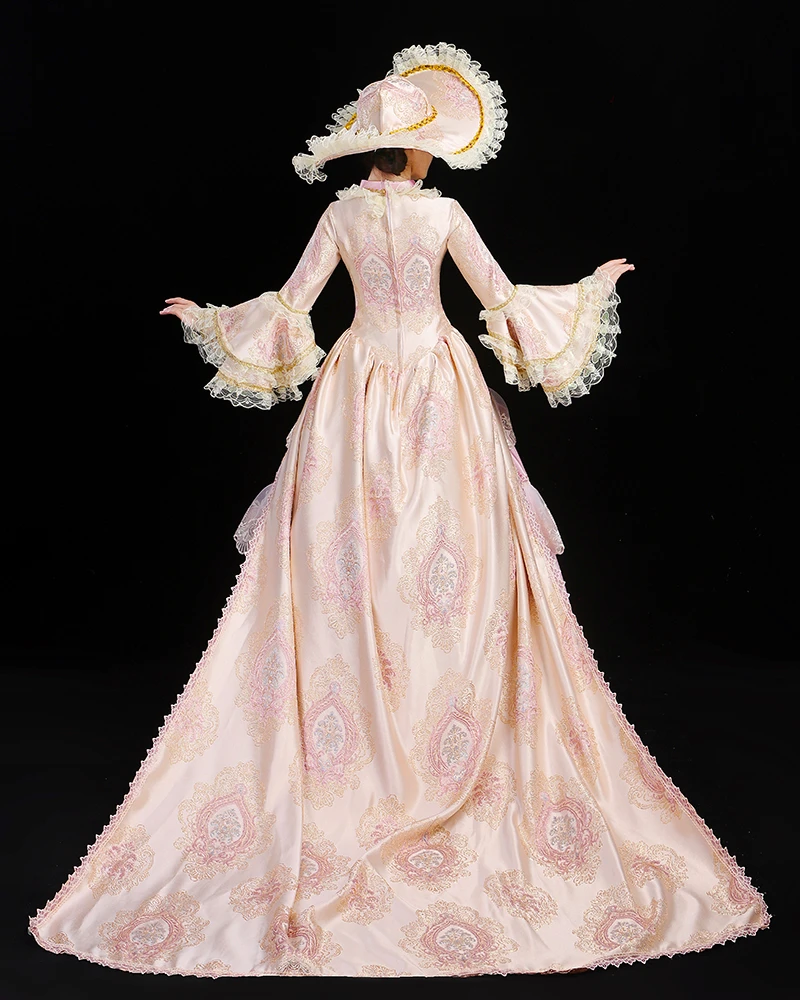 Элитные корт рококо барокко Marie Antoinette Бальные платья 18 век Ренессанс, платье для женщин