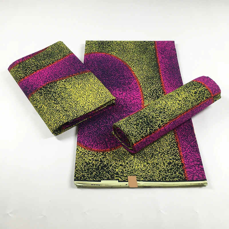 2021 New Hot Sale African Wax Fabric Cotton Material Nigerian Ankara Block Prints Batik Dutch High Quality Sewing Cloth VL-51