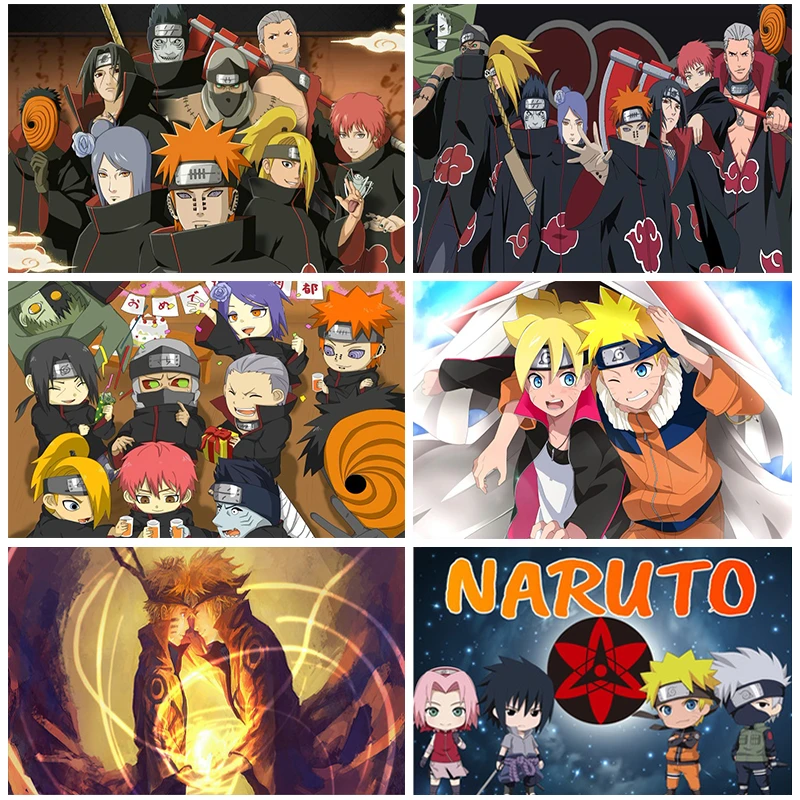 Naruto ナルト テーマの写真の背景 誕生日 子供 出生前のパーティー 赤ちゃんの背景の装飾 Ballons Accessories Aliexpress