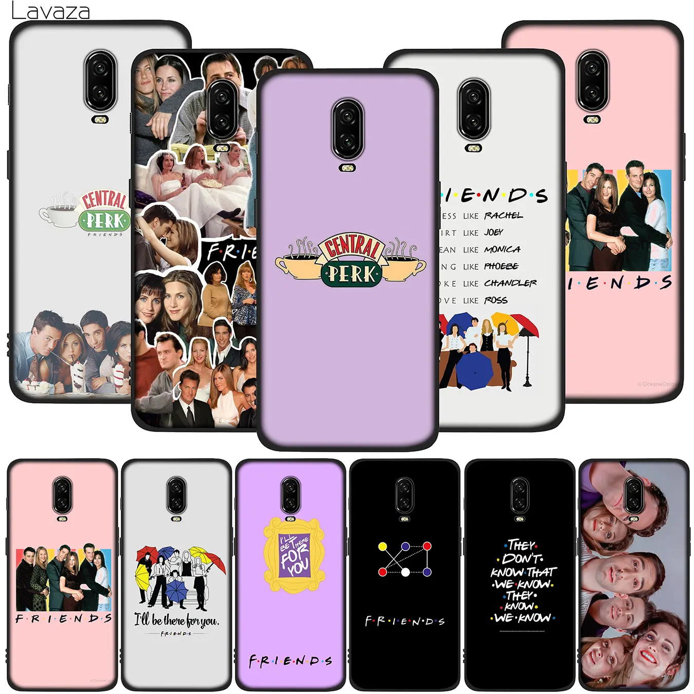 friends Soft Silicone Phone Case for OnePlus 7T 7 Pro 6 6T 5 5T Cover |