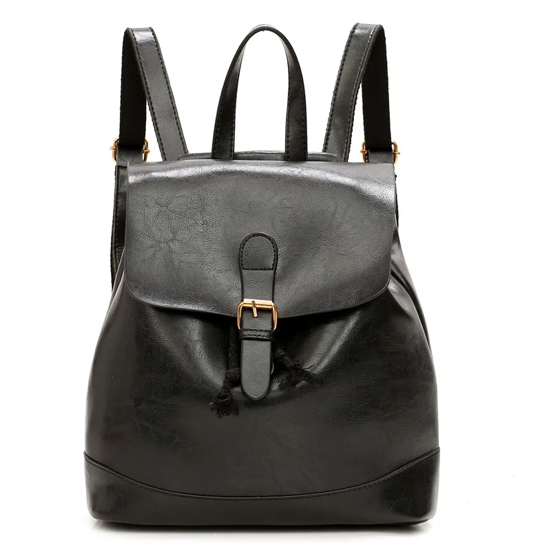 Женский рюкзак с защитой от кражи винтажный Mochila Feminina школьные кожаные сумки для