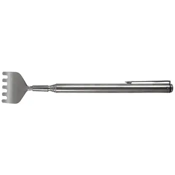 

Skimmer Back Hand Telescopic Stainless Steel Pr Extendable Back Massager Silver
