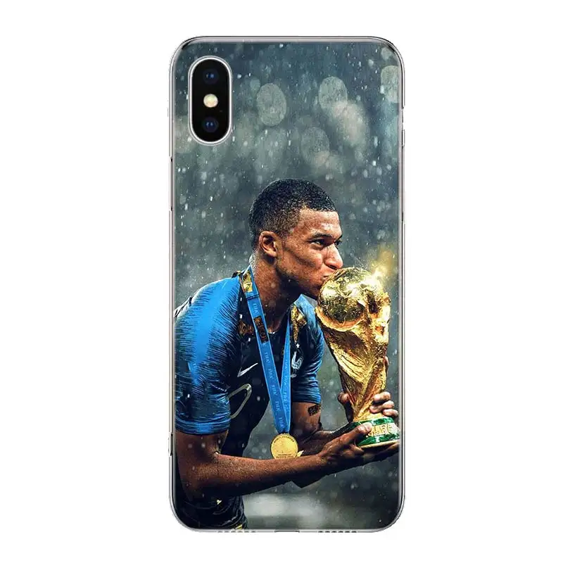 Mbappe чехол для телефона для iPhone 11 Pro 7 6X8 6S Plus XS MAX+ XR 5S SE 10 Ten Art TPU Coque Capa Shell