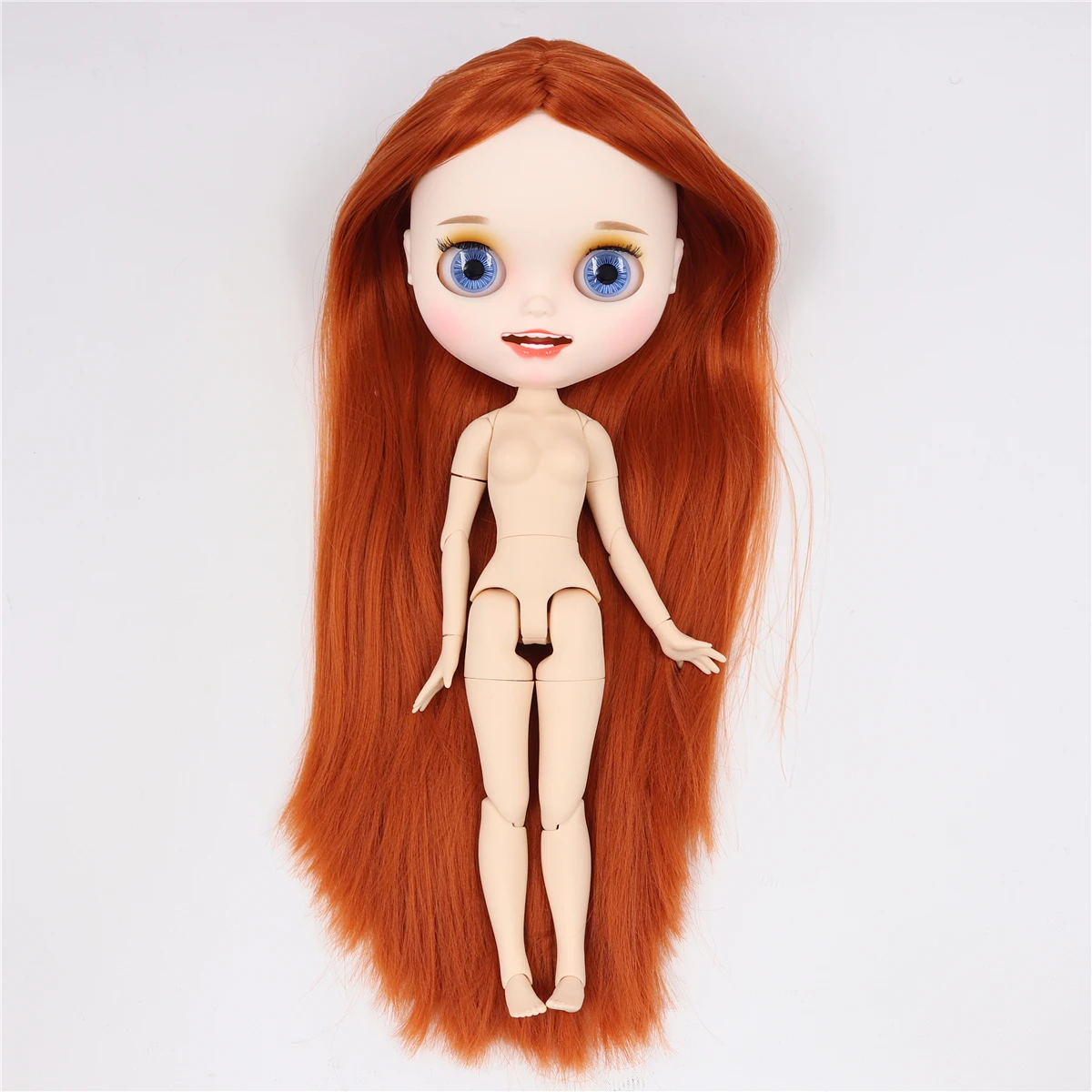 Заводская кукла blyth 1/6, игрушка, шарнир, тело, белая кожа, матовое лицо, Заказная кукла, индивидуальное лицо, 30 см