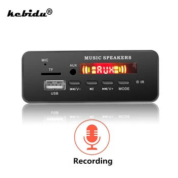 

DC 5V-12V Bluetooth V5.0 MP3 WMA Decoder Board Audio Module USB TF FM Radio AUX MP3 Player Handfree For Car Support Recording