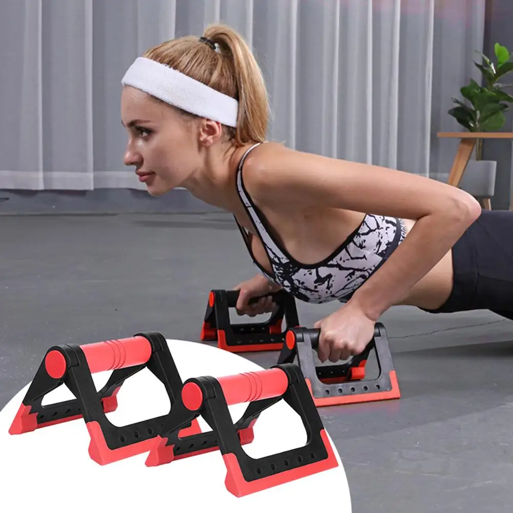 

New Triangle Shape Fitness Push Up Bar Metal Nylon Folding Fitness Workout Push Up Handles Training Exercise Equipment