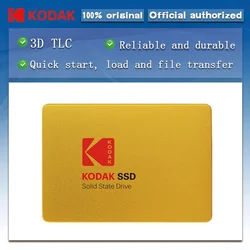 KODAK – disque dur SSD SATA 3 en métal de 2.5 pouces, avec capacité de 120 go, 240 go, 480 go, 960 go, pour PC portable, ordinateur de bureau, X100 