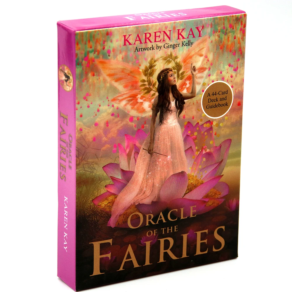 The Oracle of the Fairies A 44 карточная колода и гид книга Karen Kay игра fay Toy сказочный Таро