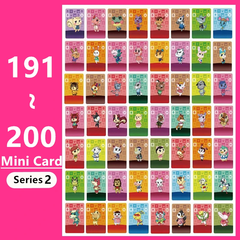 Series 2 Mini Card 191~200 Animal Ntag215 Chip For NS Game NFC Tag | Безопасность и защита