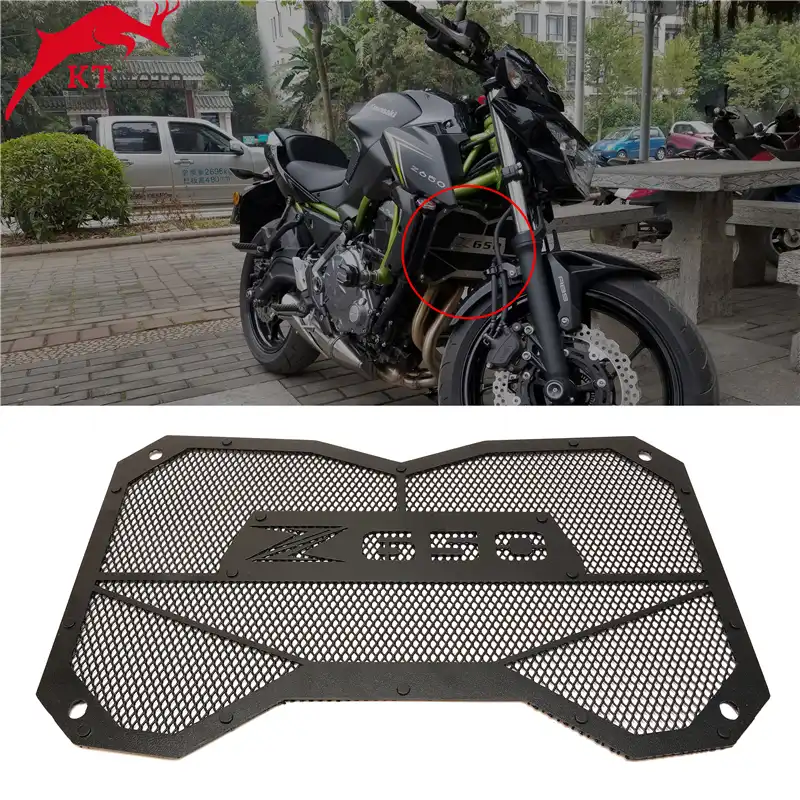 z650 radiator cover