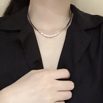 

Personality Female Clavicle Necklace For Women Jewelry Fashion Silver 925 Girls Choker Necklace Princess Lover Valentine Gift