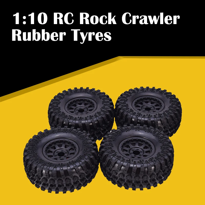 4 шт. AX 3021 AUSTARHOBBY 2 дюйма резиновые шины и обод колеса Beadlock для 1:10 Axial SCX10 Traxxas TRX RC Rock