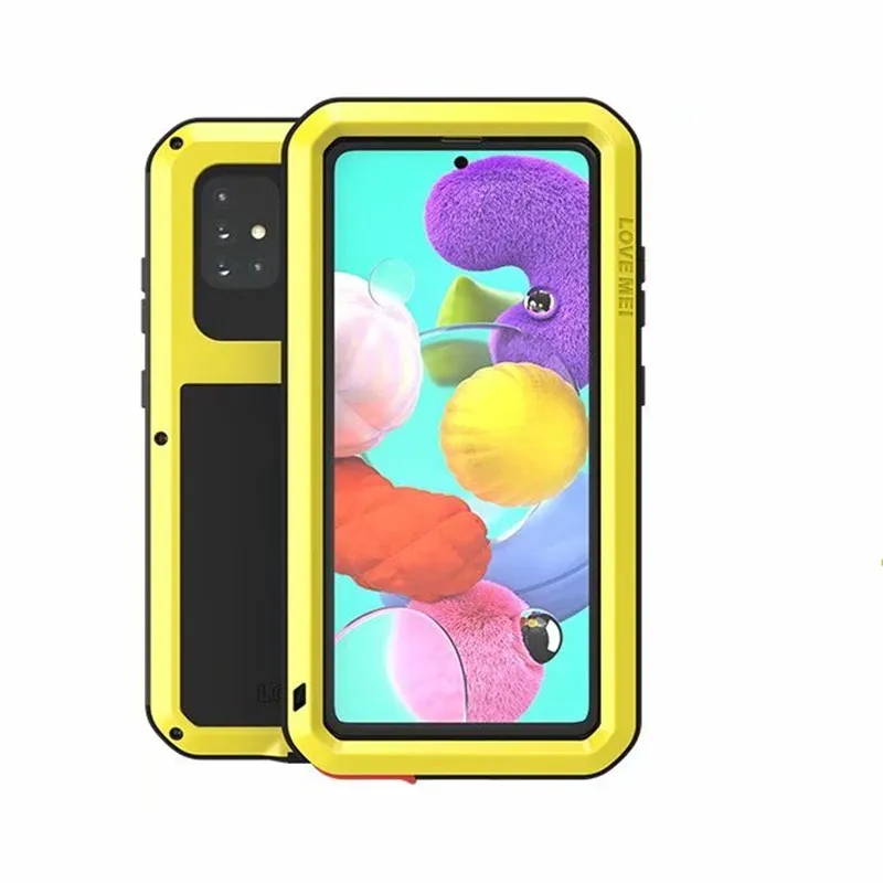 For Samsung Galaxy A71 Case 360 Full Metal