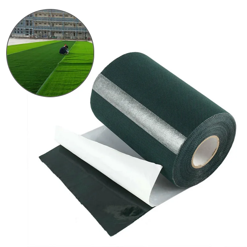 

1Pcs 15CM*10M Garden Self-Adhesive Grass Joining Tape Fixing Fake Jointing Lawn Durable 0.6mm Thickness Artificial Turf Seaming