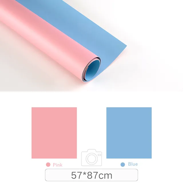 Photography Backdrops Photo Wallpaper 57*87cm 2sides Solid Color Background Paper Props For Photo Studio Shoot Product Cosmetics Background 08