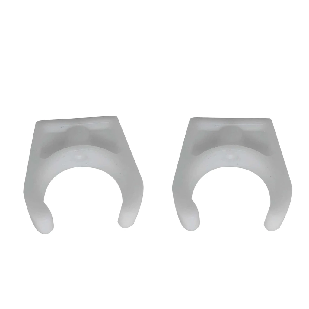 

2pcs 1-3/4" Boat Boarding Ladder Stowing/Boat Hook Storage Clips - White