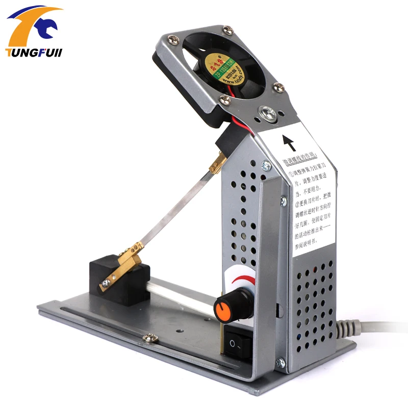 

Temperature Adjustment Electro-Thermal Cutting Machine Cutting Tool Nylon Satin Heating Ribbon Cutting Machine
