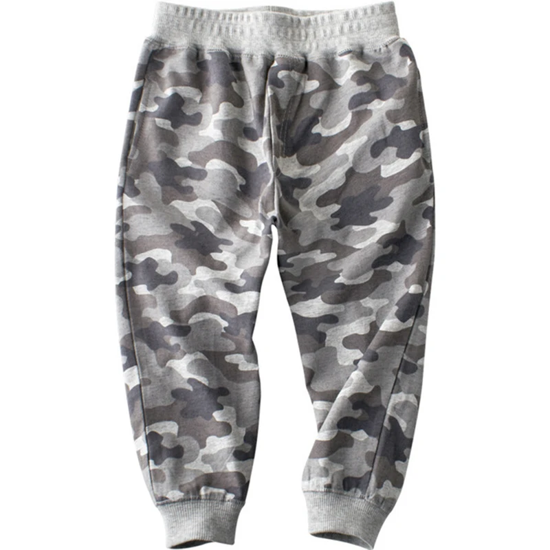 Camouflage Камуфляжные штаны для мальчиков; спортивные брюки; хлопковая одежда; детские штаны для подростков; трикотажные брюки; повседневные детские штаны для маленьких мальчиков - Цвет: Camouflage