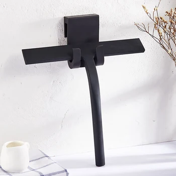 

Window Glass Mirror Wiper Cleaner with Hook Window Glass Wiper Scraper Cleaner Silicone Shower Squeegee Bathroom