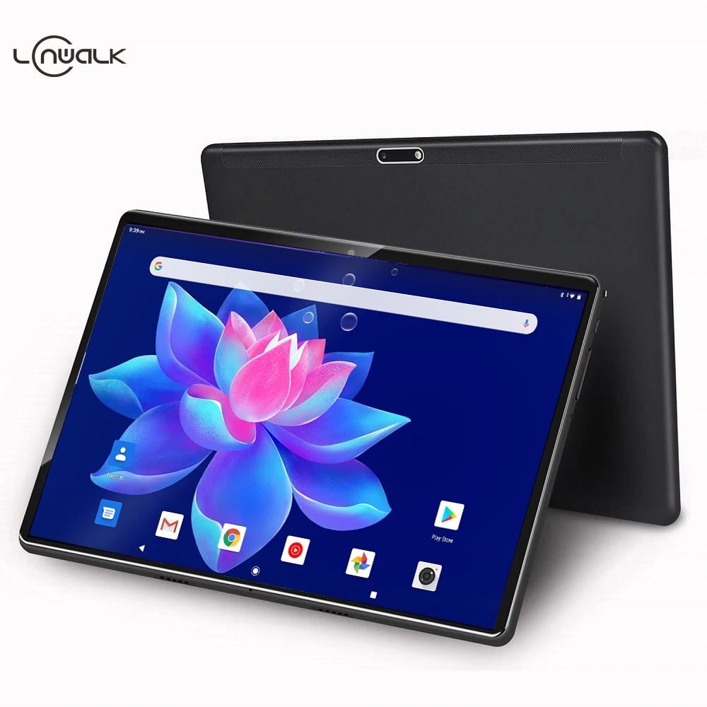 Lonwalk 4G планшет Android 9 0 SC9863A Восьмиядерный 10 1 дюймов 3 ГБ ОЗУ 32 Гб ПЗУ двойная камера