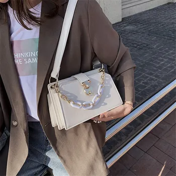 

Bag For Women Handbag Women 2020 New Fashion Lock Square Bag Simple Joker Shoulder Messenger Bag
