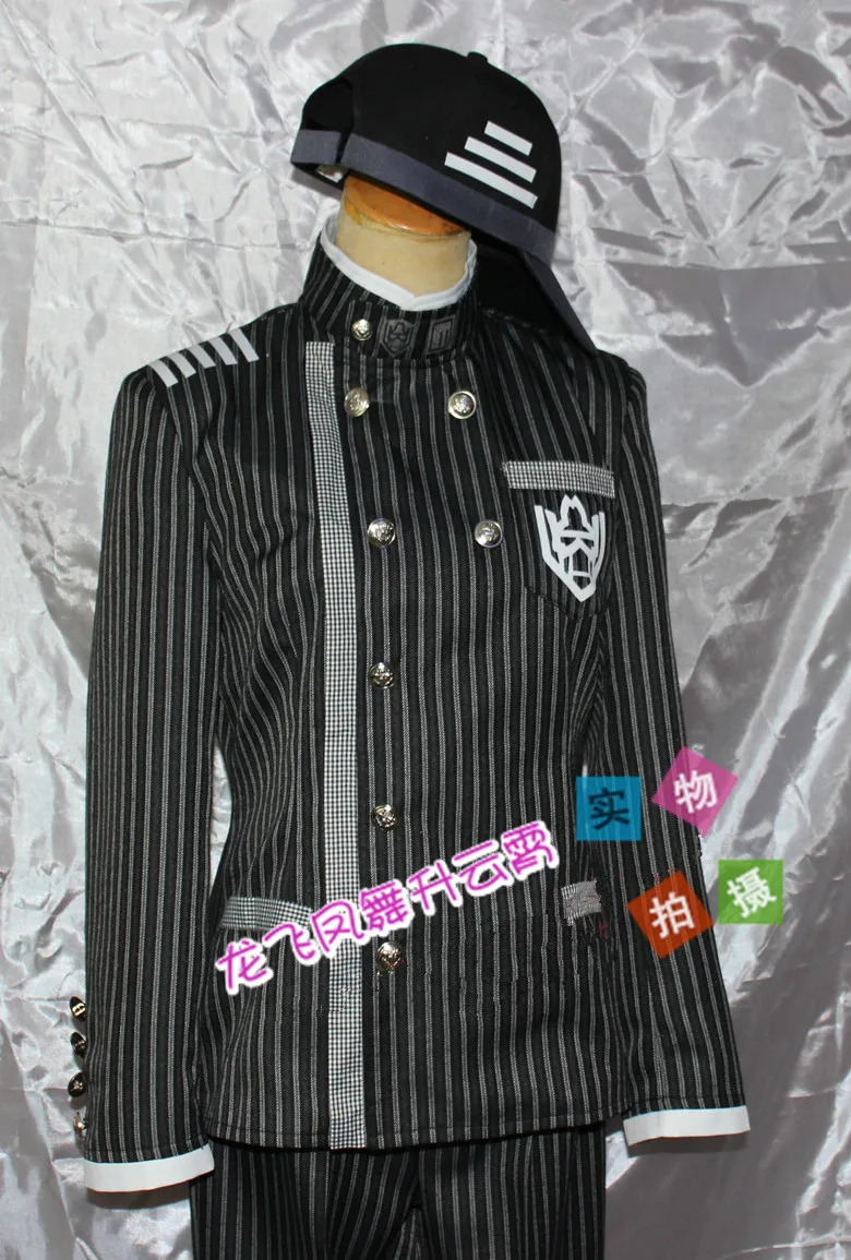 Горячая аниме Danganronpa V3: Killing Harmony Saihara Shuichi Косплей Костюмы Школьная форма одежда унисекс S-L или на заказ