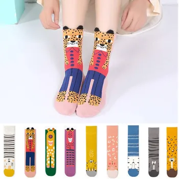 

Happy woman anime tall print socks funny alien octopus cat cartoon animal woman socks creative Harajuku cute girl gift socks