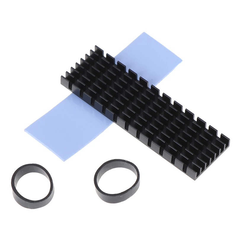 1Set M.2 NGFF NVMe 2280 PCIE SSD Aluminum Cooling Heat Sink With Thermal Pad aluminum heatsink radiator