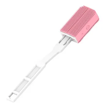 

USB Charge Electric Long Handle Bath Body Brushes Waterproof Facial Face Shower Brush Devices Deep Cleansing